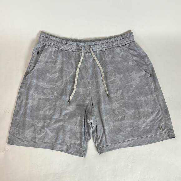 Vuori Shorts Vuori Mens Ponto Shorts Camo Light Gray Guesstimate
